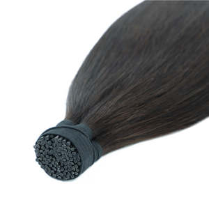ผมต่อแบบ I-Tip Micro Bead 100% ผมแท้ของคนจีน เกรด 9A ยาว 8 นิ้ว สีน้ำตาลช็อกโกแลต # 2c - Product Image 3