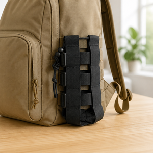 Pochette pour bouteille d'eau MOLLE, sac tactique pour porte-bouteille avec bandoulière pour l'extérieur - Product Image 2