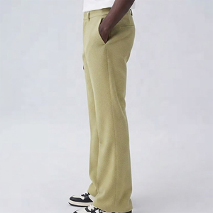 Streetwear Custom Made High Waist Heavyweight Flare Style Straight Leg Blank Baggy Sweatpants Breathable Hip Hop Style Joggers - Product Image 5