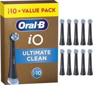 Cabezales de cepillo redondos de repuesto originales Oral-B iO Series Ultimate Clean Black, paquete de 10 - Product Image 6