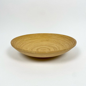 Restaurante que sirve platos de color natural redondo hilado en espiral platos de comida de bambú precio más barato de Vietnam - Product Image 6