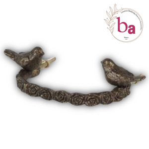 Laiton Antique Design Deux Oiseaux Porte Armoire Tiroir Poignée Tire Rusty Style Industriel pour Cuisine Armoire Salon Commode - Product Image 1