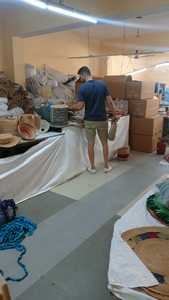 Auténtica alfombra marroquí Beni Ourain, alfombra tradicional grande para sala de estar, conjunto de productos auténticos - Product Image 5