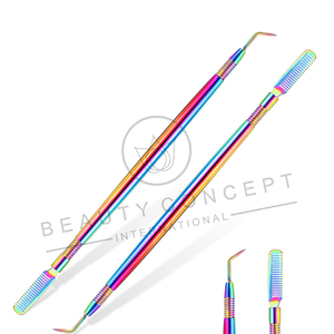 2 Pcs Eco-Friendly Stainless Steel Eyelash Lifting Separation Tools Good Seller Liquid Concept for Lash Lift Multi Color - Product Image 6