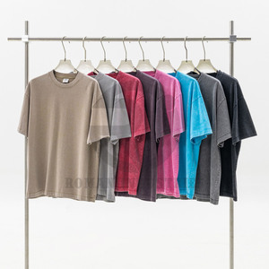 New Arrival Men's Regular Fit Front Custom Logo Printed T-<b>shirt</b> <b>100</b>% Cotton/<b>Polyester</b> Washed Quick Dry Breathable for Wholesale - Product Image 6