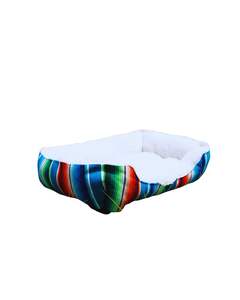 Cama Rectangular para Perro con Estampado Animal, Estilo Folclórico Mexicano, Lavable, Cómoda, Elegante, Ligera, Apta para Todas las Estaciones - Product Image 3