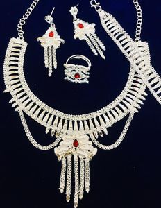 Directo India, conjunto de joyería de boda de acero inoxidable para mujer de alta calidad, estilo clásico, compromiso, aniversario, uso diario, nupcial - Product Image 4