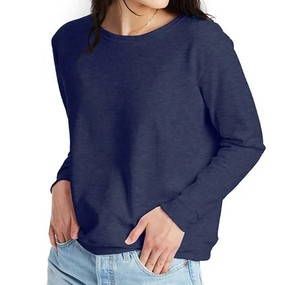 Sweat-shirt pour femme à logo personnalisé, devant super doux, couleur unie, 100% coton, imperméable, écologique, coupe ample - Product Image 1