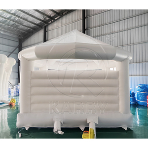 Castillo Inflable Blanco para Bodas, Venta al Por Mayor de Fábrica, Castillo Hinchable Comercial de PVC para Niños - Product Image 4