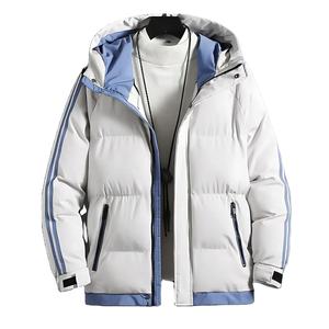 Cold Down Jackets for Men Heavy Padding Hooded Parkas Quilted Casual 2024 Hot New in External Clothes - Product Image 4