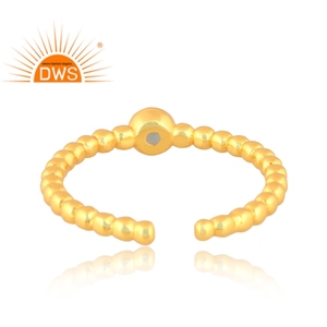 Diseño hecho a mano de plata esterlina Aqua Calcedonia piedra preciosa anillo apilable joyería para mujer regalo para ella - Product Image 4