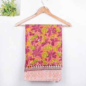 ใหม่ผ้าพันคอผ้าฝ้ายพิมพ์ลายดอกไม้ผ้าโสร่งทำด้วยมือทรงสูงผ้าคลุมชายหาดยาวผ้าคอตตอนสำหรับฤดูร้อน - Product Image 2