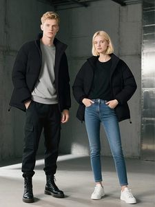 Venta al por mayor chaqueta acolchada personalizada hombres 2025 cálido AISLAMIENTO impermeable ligero invierno prendas de vestir exteriores OEM moda proveedor a granel - Product Image 2