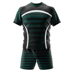 El último diseño de uniforme de rugby Diseña tu propio uniforme de rugby profesional de tamaño personalizado, uniforme de rugby transpirable de poliéster 100% - Product Image 4