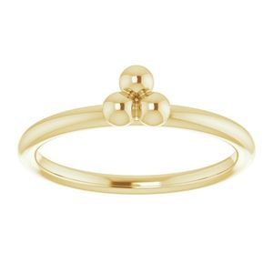 Romantic Beaded <b>Ring</b> Fashionable Stainless Steel Inlay Gold Plating Stylish Eternity Trendy Fashion <b>Rings</b> Gift for Any Occasion - Product Image 3