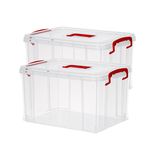 Nouveau design 6577 boîte de rangement rectangulaire avec couvercles utilisés pour stocker des conteneurs de stockage de riz pour les vêtements Logo personnalisé stockage de riz - Product Image 6