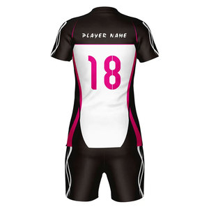 Uniformes de Voleibol de Diseño Único y Alta Calidad para Hombres y Mujeres, Ropa Deportiva para Equipos, Camiseta y Pantalones Cortos de Voleibol - Product Image 2