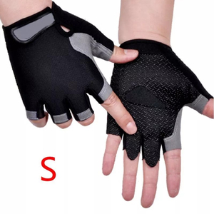 Guantes de Cuero de Primera Calidad para Ciclismo, Medios Dedos, con Logotipo Personalizado, para Verano, Ciclismo, Escalada, Entrenamiento, Fabricados en Pakistán - Product Image 5