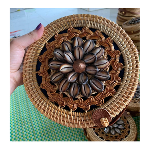 Precio al por mayor bolsa de ratán/bolsa artesanal de ratán para mujer/bolsa natural de ratán de tendencia caliente para la playa con estilo vintage - Product Image 4