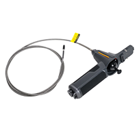 Endoscope portable TF600 Caméra d'inspection à objectif unique articulée à 4 voies à 360 ° Tête de caméra 6.5mm Câble 1.55m