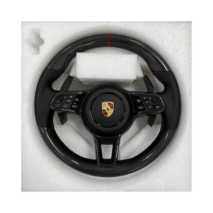 KUNIO Custodia Portachiavi In ABS Per Chiavi Porsche (Macan, Panamera, 911, Boxster, Cayenne, Cayman), 3 Tasti, Colore Bianco, Con Portachiavi E Cacciavite Incluso.