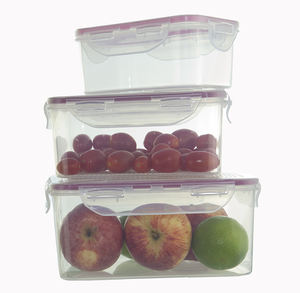 3 Bento <b>Box</b> Set BPA Free 54oz 34oz 17oz Capacity Clear <b>Plastic</b> <b>Food</b> Containers for Meal Leftovers <b>Storage</b> Airtight Lids BPA Free - Product Image 5