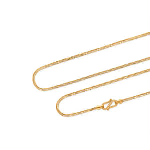 สร้อยคอทองคำชุบแบบคลาสสิกประดับเพชรซิคอนและไข่มุก - Product Image 5