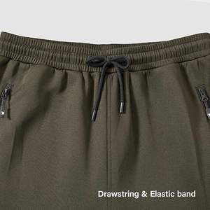 Chándal Jogger personalizable para hombre con tarifa de fábrica con chaqueta con capucha 100% tela transpirable de poliéster con impresión de logotipo personalizado - Product Image 3