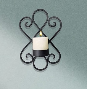 Premium Elegant Design <b>Candle</b> Stand Modern Black <b>Wall</b> Displaying <b>Candle</b> <b>Holder</b> Handcrafted Durable Metal <b>Candle</b> <b>Holder</b> Trending - Product Image 2
