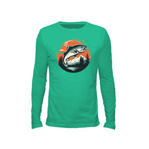 2025 à la mode hommes UPF 50 + séchage rapide été pêche Performance à manches longues chemises évacuation de l'humidité vêtements de pêche personnalisés imprimés - Product Image 6