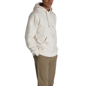 Customizable Men's 100% Cotton Heavyweight Pullover Hoodies Winter Fleece Hooded Style Embroidered Thermal With Plain Dyed - Product Image 5