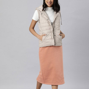 Venta caliente traje de moda Color sólido mujeres chaleco acolchado nuevo Highstreet Look mejor mujeres chaleco acolchado - Product Image 4