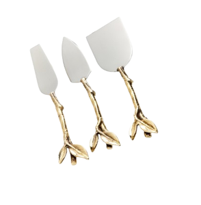 Outil à fromage en métal Dessus de table Meilleur design Accessoires d'ustensiles de cuisine Poignée classique en or Couverts Poignée en métal Couverts - Product Image 6