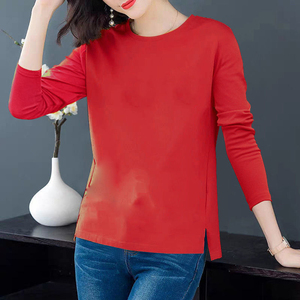 T-shirts pour femmes, nouveau design, tendance, haute qualité, coupe ajustée, col mandarin, soie/coton, anti-rides, produits d'exportation Bangladesh - Product Image 3