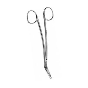 Tijeras de tejido dentado con bloqueo Manual de acero inoxidable, tijeras de laboratorio de disección Dental de 16,5 CM, uso hospitalario personalizado - Product Image 6