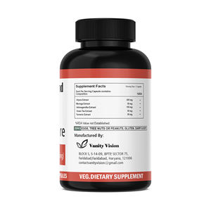 Heart Care 500mg 150 Capsules Supplément à base de plantes Soutien naturel du bien-être Amplificateur d'énergie pour adultes Marque distributeur OEM ODM - Product Image 2