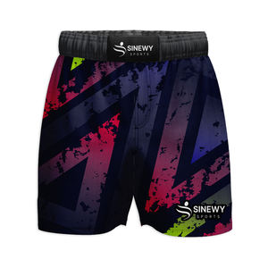 Pantalones cortos de entrenamiento personalizados para hombres, ropa deportiva de verano, playa, poliéster, gimnasio, pantalones cortos deportivos - Product Image 1