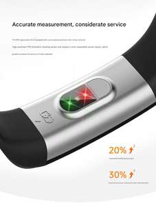 Bracelet intelligent Android S5 avec boîtier en métal, moniteur de température corporelle, moniteur de pression artérielle, moniteur de fréquence cardiaque, podomètre - Product Image 3