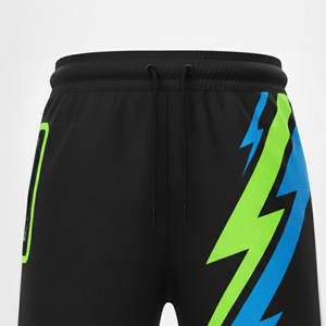 กางเกงขาสั้นคอร์ดูรอยสองชั้นแบบกลับด้านได้ ลายเรียบ เอวสูง ปิดด้วยเชือกผูก ปรับแต่งได้สำหรับการฝึกซ้อมทีมและการแข่งขัน - Product Image 4