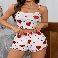 Ensemble de pyjama pour femmes de haute qualité, vêtements de nuit grande taille avec shorts, lot de vêtements en gros pour la saison de printemps, surplus de production