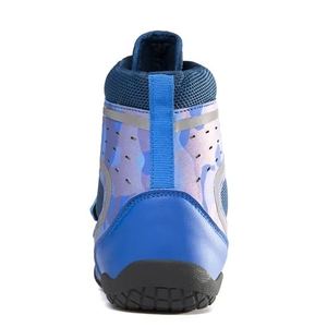 Custom Manufacturers <b>Boxing</b> <b>Shoes</b> Customized Color Logo Lightweight Breathable PU Leather Lace-Up Durability Stability Large - Product Image 5