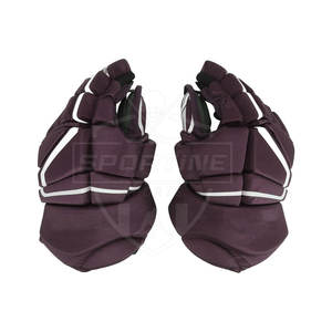 Gants de hockey sur glace pour hommes de taille personnalisée de haute qualité avec logo en cuir - Product Image 4