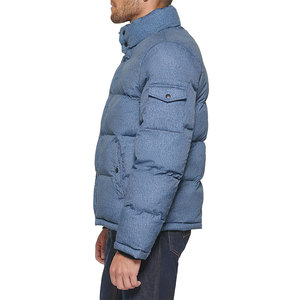 Chaqueta de Plumón Ajustada con Capucha Personalizada al por Mayor, Cuello Alto, Invierno, Hecha de Material de Cachemira, Envío DDP - Product Image 5