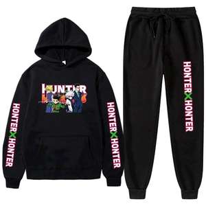 Survêtements bouffants imprimés personnalisés de grande taille pour hommes, sweats à capuche en pur coton, ensemble de survêtements avec logo personnalisé sérigraphié - Product Image 1