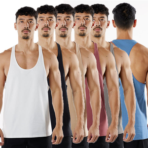 Hombres Stringer Tank Tops Multipack Sin mangas Gimnasio Muscle Fit Entrenamiento Chalecos de entrenamiento - Product Image 1