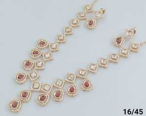 Latest Stylish Indian Kundan Long Fancy Traditional & Fashionable Gold Tone Kundan Pearl Choker Necklace Earrings <b>Set</b> Women&<b>Girl</b> - Product Image 3