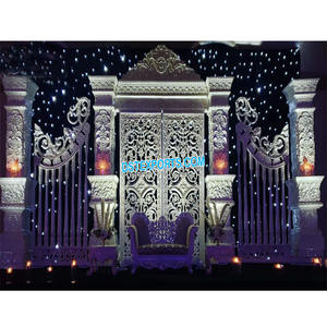 Decoración de escenario para bodas asiáticas e indias, decoración de escenario de gran escenario, con temática única de Miami - Product Image 1