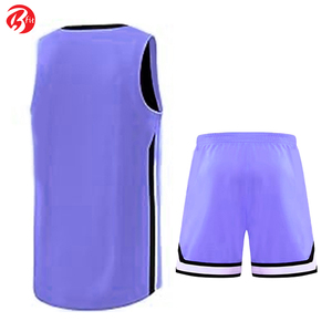 Maillots sans manches avec short bonne vente ensemble de basket-ball hommes portent Bsci Polyester Sportswear équipe porter uniforme de basket-ball - Product Image 4