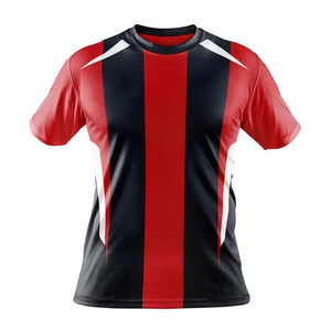 Camisetas casuales de patrón sólido para hombre para sublimación digital 300 gramos tejido de poliéster/algodón óptimo para digital - Product Image 1