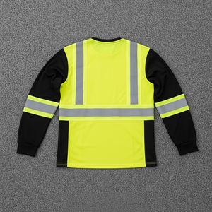 T-shirt de travail haute visibilité en polyester imperméable certifié ANSI Classe 2 EN ISO 20471 avec LED réfléchissante Flash 2 – Vente en gros - Product Image 2
